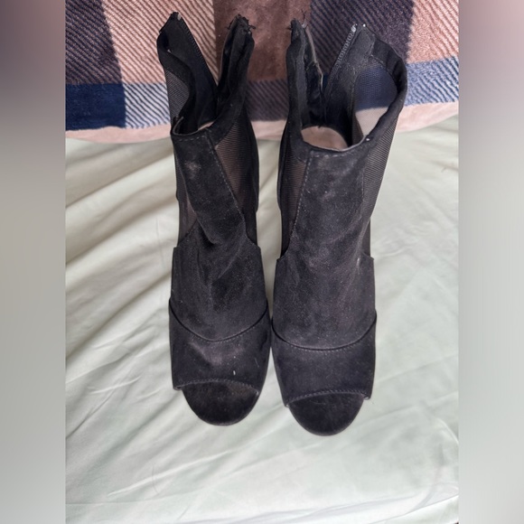 Charlotte Russe // Peep Toe High Heel Mesh Bootie // Women’s 9 - Picture 3 of 9